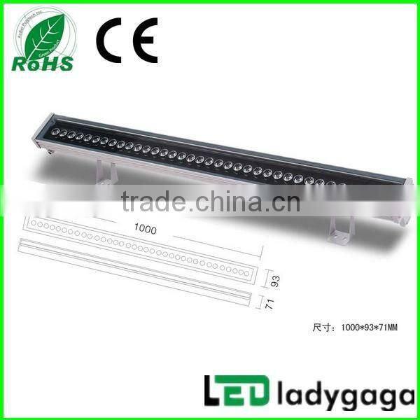 Professional LED wall washer supplier!2013 Hot and new AC110V,AC220V RGB, single color 12-36w wall washer led