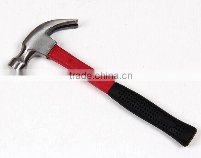American Type claw hammer with half plastic coated handle