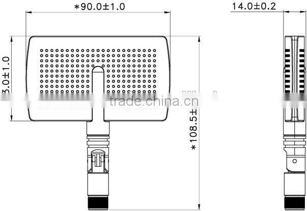 Whole sale!! 2.4G 8dBi High Gain Wifi PANEL Antenna, 2.4G panel antenna with RP SMA female connector