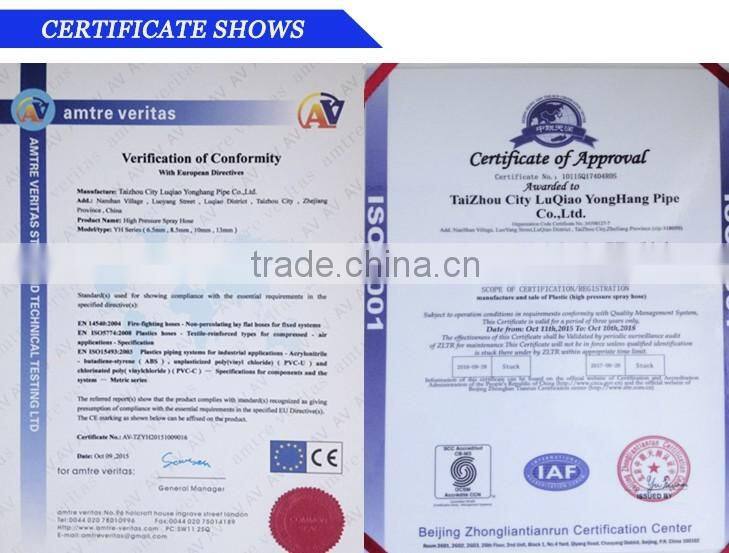 China manufacture PVC flexible pvc suction braided hose pipe
