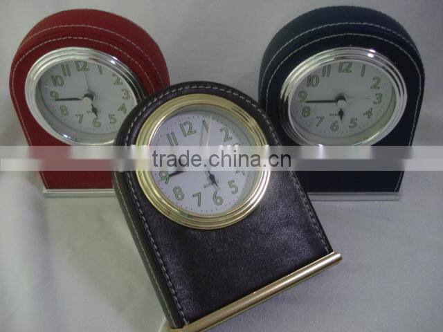 Hotel Alarm Clock, Pu leather Alarm Clock, Hotel Supplies