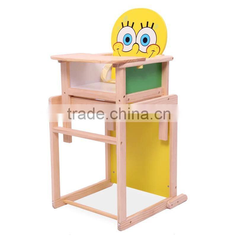 2015 New design Safe and health baby chair for restaurant and can be table sets