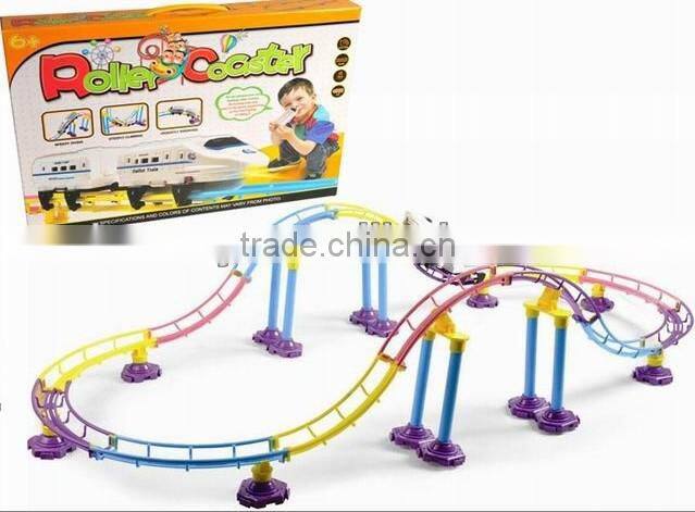 Novel track car railway track toys slot car wholesale