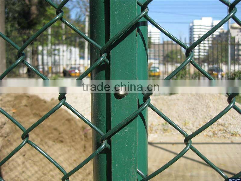 chain link mesh for the basketball court