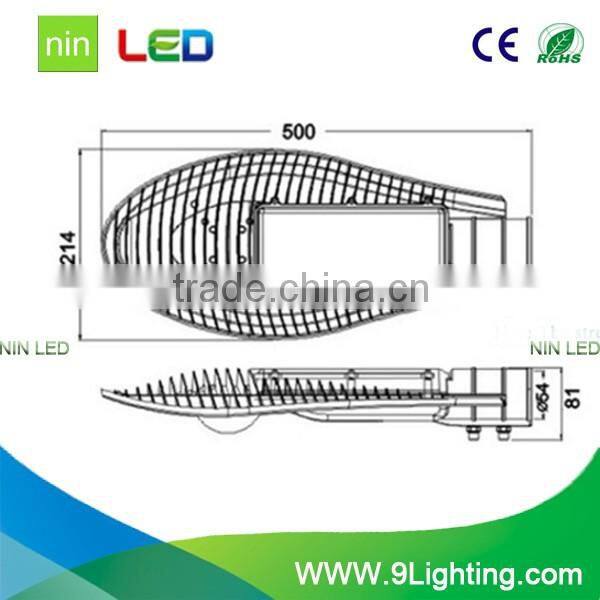 CE ROHS 110lm/w outdoor high power 30w 50w 60W led street zhongshan led lighting