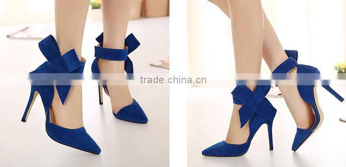 high quality red pointed toes high heel women pump shoes