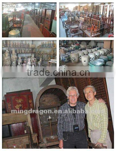 Chinese antique furniture pine wood four door two drawer Mongolia Cabinet