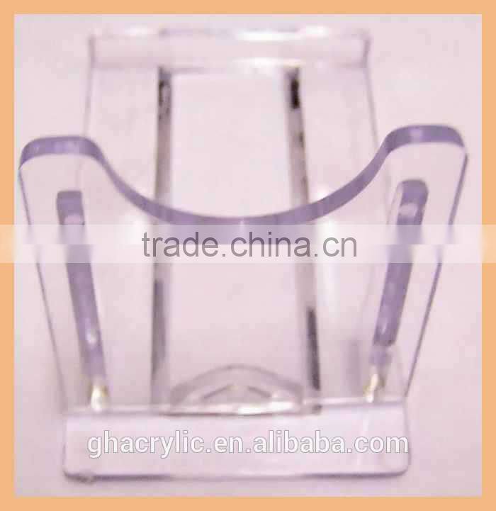 yellow color advertising equipment acrylic display rack for advertising rack