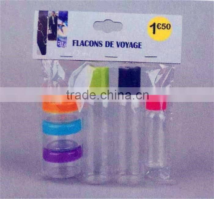 5 PC Bottle Travel Kit