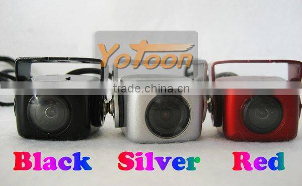 NEW Car rear view 170 angle camera guard line CCD effect(red)