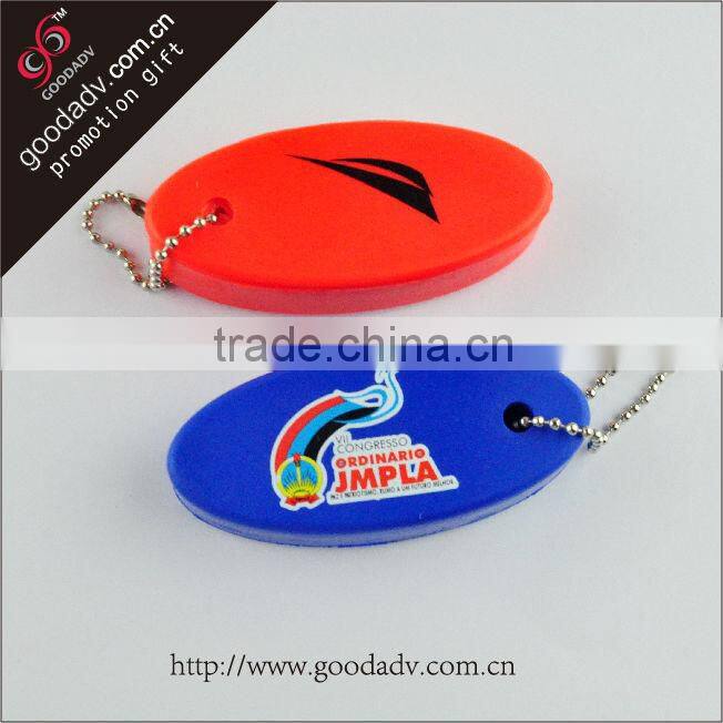 Wholesale custom new eco-friendly cheap floating key rings