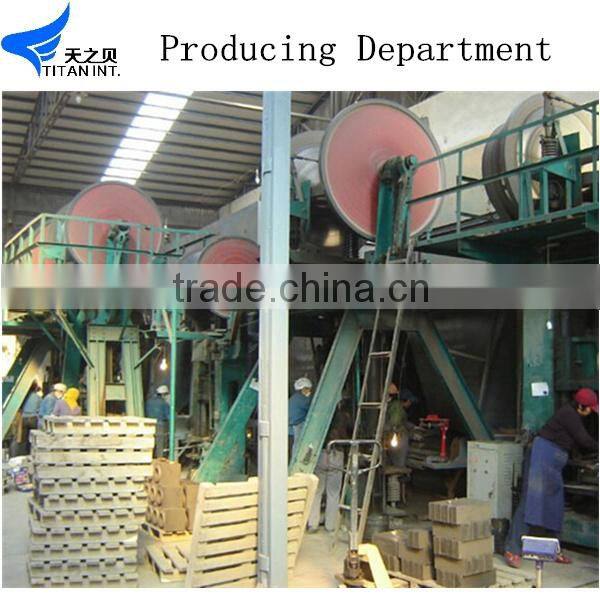 Glass furnace refractory brick for hot blast furnace