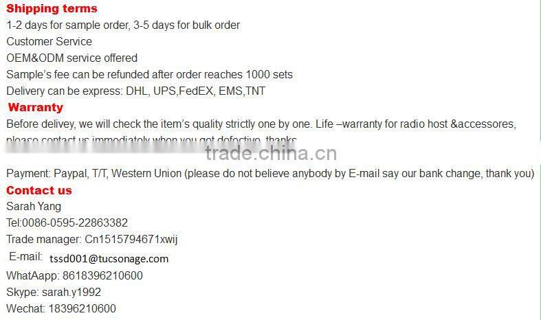 3800mAh High Capacity DC7.4V Extended battery for BaoFeng UV 5R Walkie Talkie