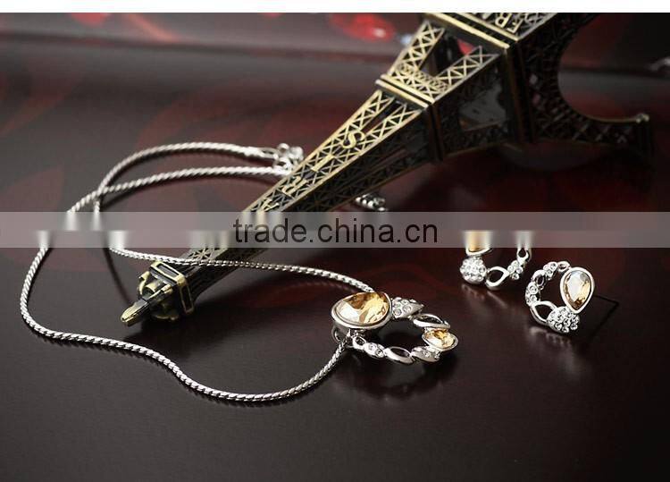 Victoria's love grace Austrian crystal big fashion african jewelry sets dubai