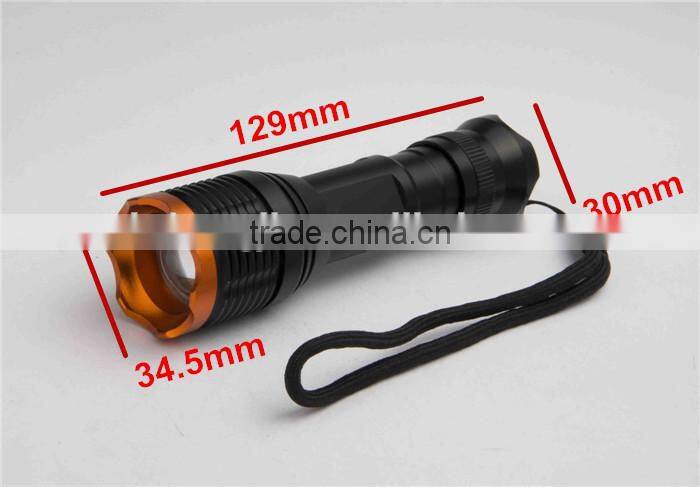 Onlystar GS-9412 focus long distance zoomable emergency torch light high beam