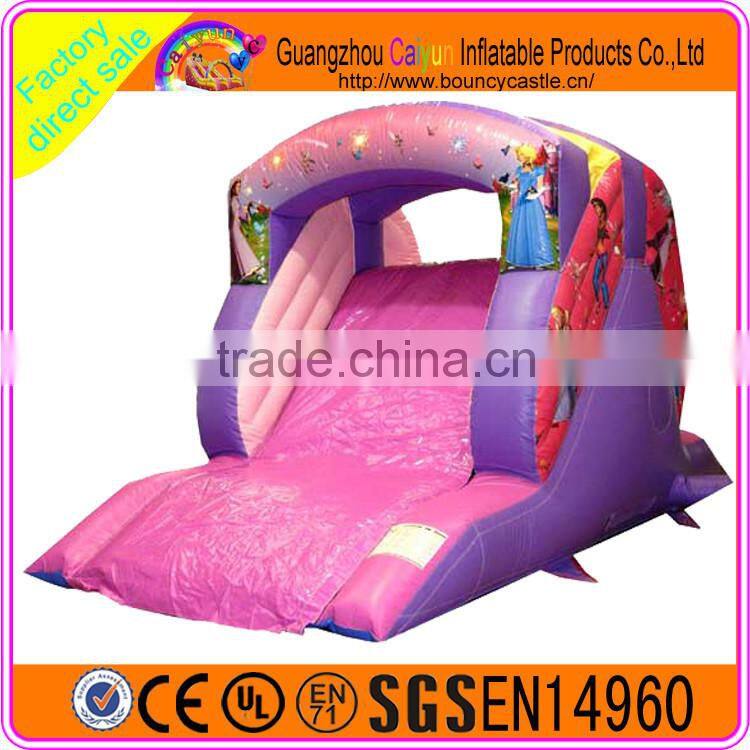 Mini size inflatable dry slide backyard