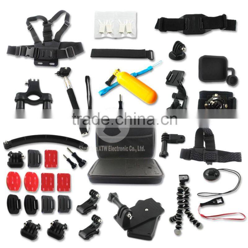 Wholesale Factory Price GoPro 37-in-1 GoPro accessory kit for Gopro Hero 2 3 3+ 4 Session