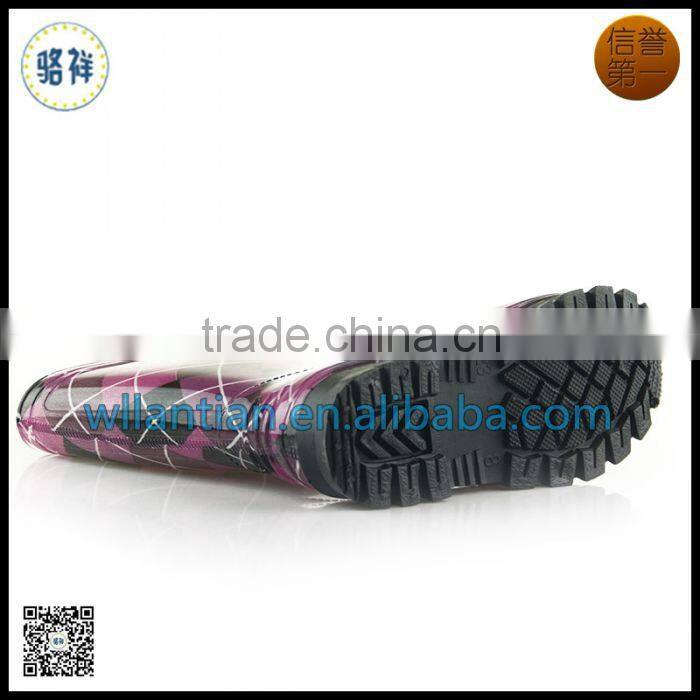 Women waterproof garden rain boots.