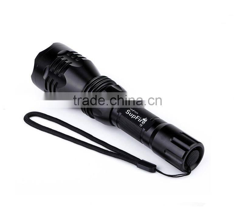 500m long range CREE Q5 tactical shockproof rechargeable LED police flashlight