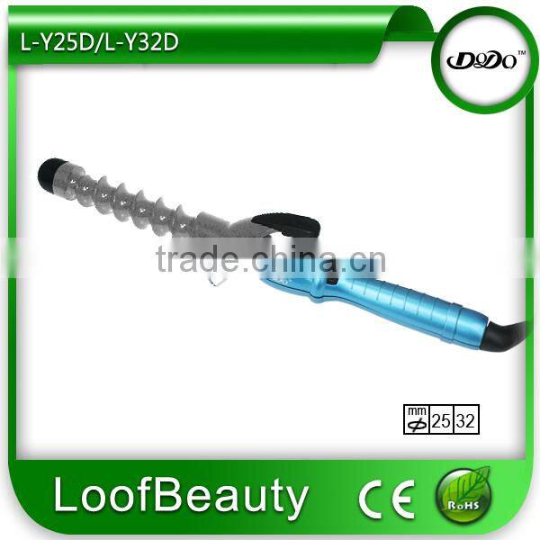 ptc heater type hair curlers with plastic