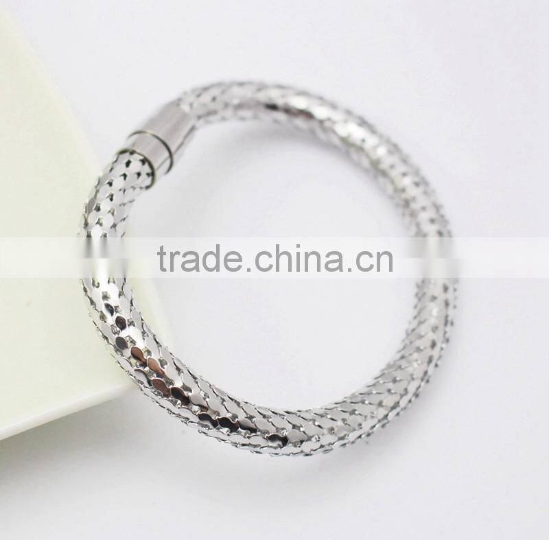 2016 New Fashion Stainless Steel Magnet Bracelet