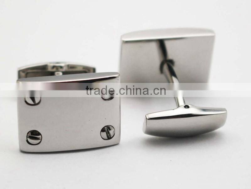 Promotional Bulk Stainless Steel Cufflink For Men