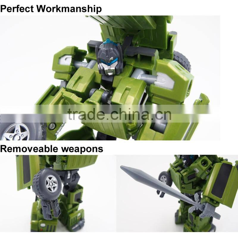 Hot sale high quality plastic deformation robot transformable car toys