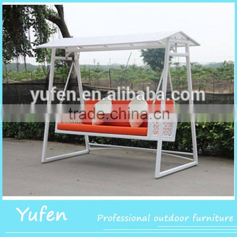 weatherproof outdoor rattan hammock with stand