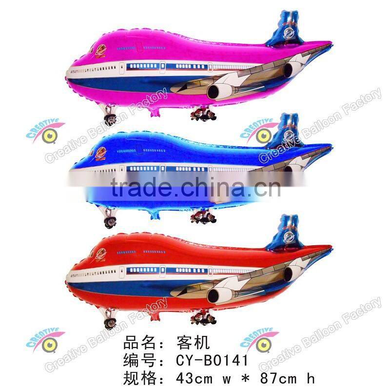 2016 airplane shaped foil balloons aluminum foil balloons