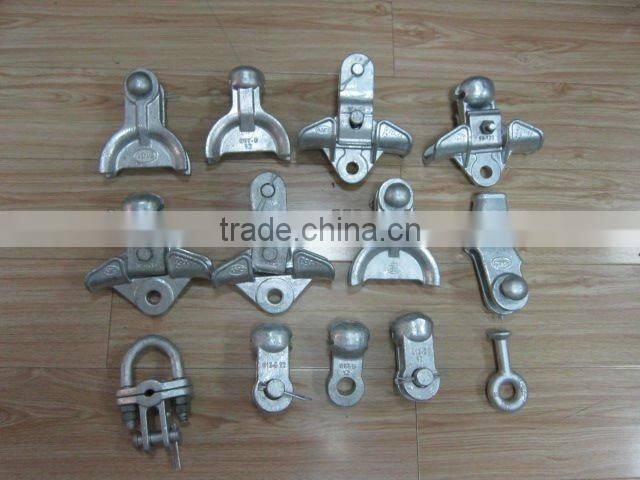 Iron fitting for polymer insulator