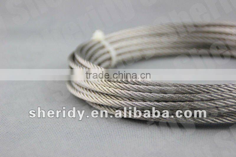 cable railing wire rope / 7*7 inox cable