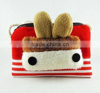 Lovely Girls' Handmade Animal Plush Small bag/plush pencil bag
