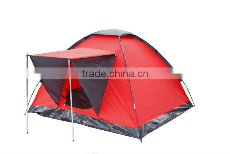 56214# 3 person Red Camping Bow Tent