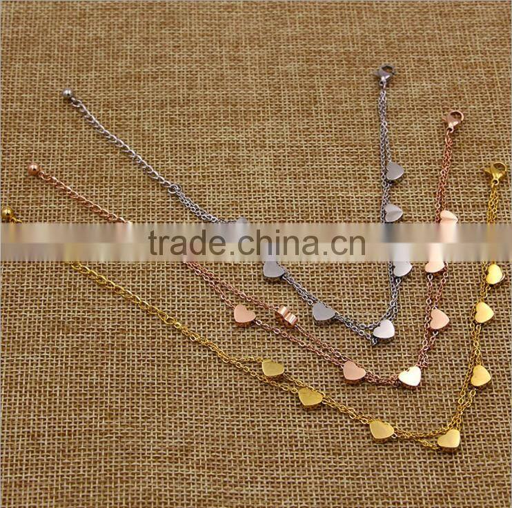 New Stock Fashion Stainless Steel Charm Bracelets for Women