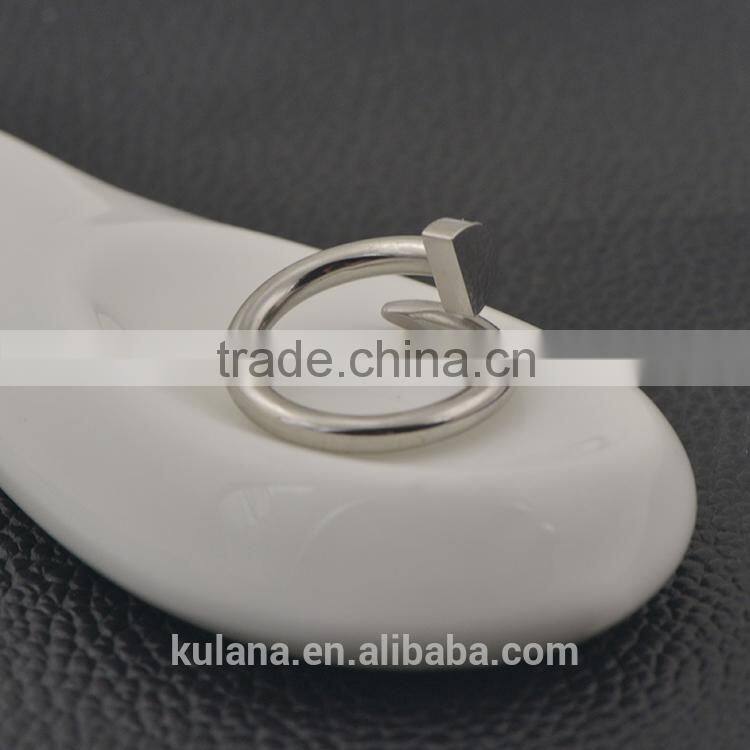 Unique twisted nail engagement rings promise rings
