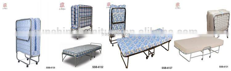 China Factory Home Bedroom Cheap Modern Steel Single Folding Beds