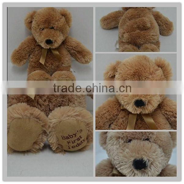 tan huggleable ribbon bow 300cm teddy bear plush toy