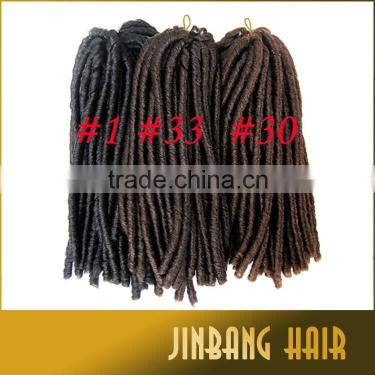 14'' 85g NINA Softex Dread Lock Braid Synthetic Jumbo Braids, Synthetic High Quality Softex Dread Braid Hair