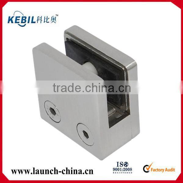 stainless 304/316 Pipe Glass Clamp glass holder for square post