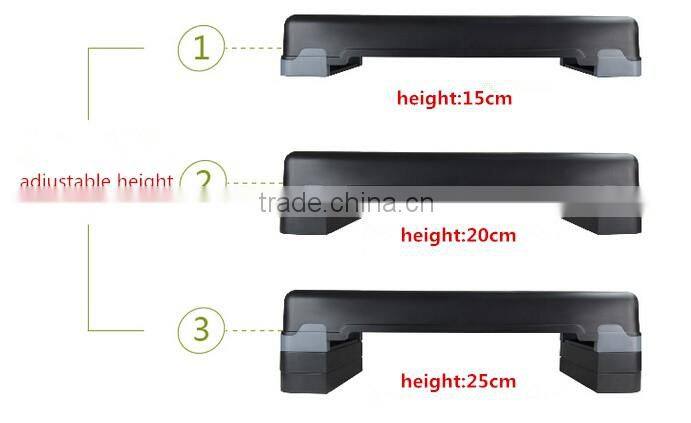 Aerobic Adjustable Balance 2 Level Stepper Board for gym