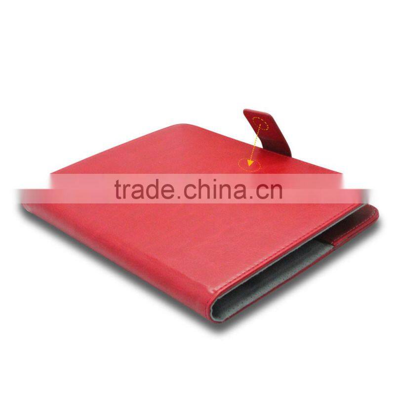 Scratch-resistant leather cover with magnet closure for Ipad 8'' Inch