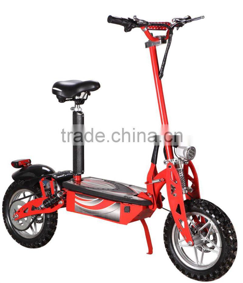 wholesale china 2014 CE approved 1000w adult with big wheel electric scooter