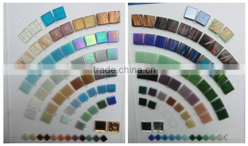 all kinds blue mosaic flower patterns for swimming pool decorative