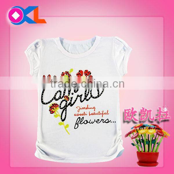 High quality fashionable cute wholesale classical kids clothes t shirt cartoon printing