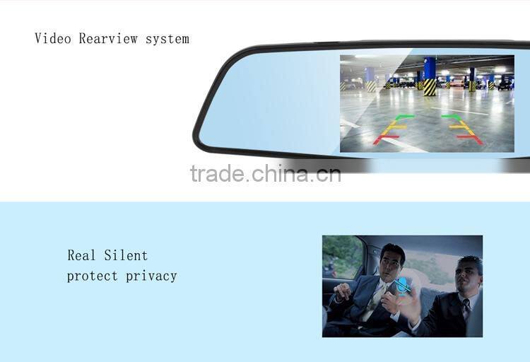Dual camera car blackbox dvr with gps logger and g-sensor 1080p hd car dvr camera player gps software(X6)