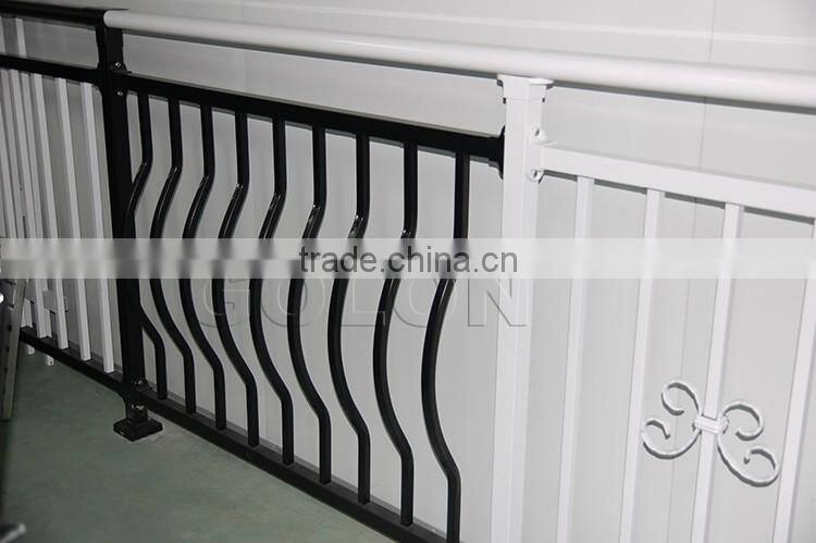 Best Handrail Project Manufacturer Customized Indoor/Outdoor Terrace metal/ aluminum Balcony Railing Designs