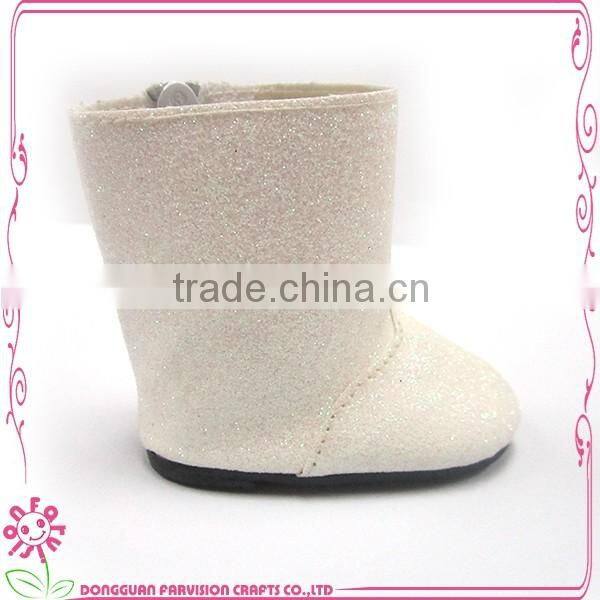 18'' doll boots PU shinning material doll shoes wholesale 18 inch