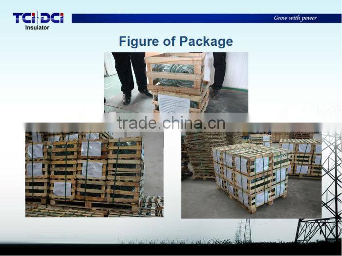 U120B tender glass insulator 400kv