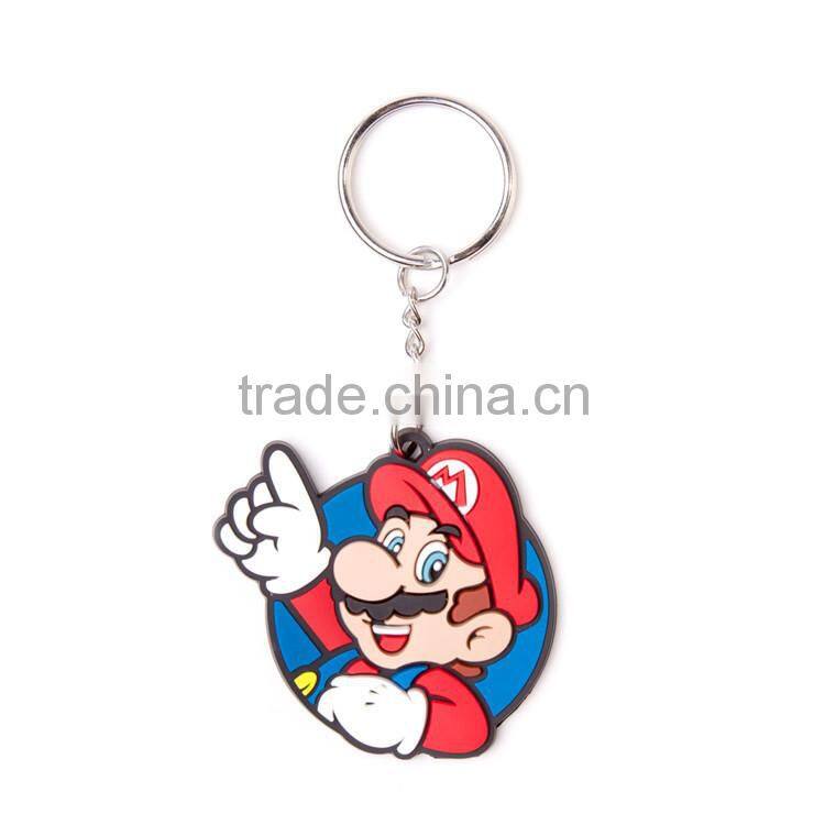 Hot Sell Mario Series 3D Rubber Keychain