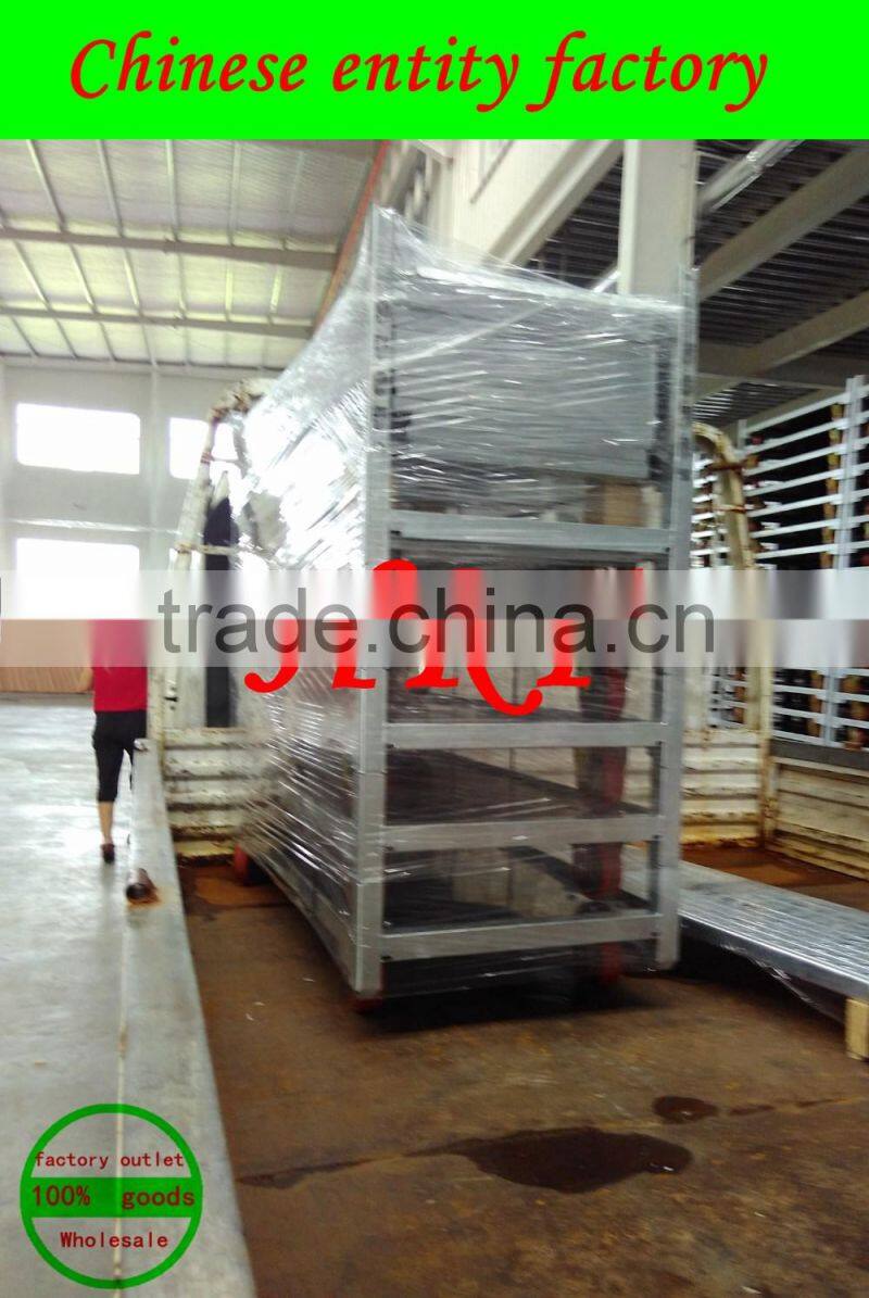 Decorative Flower Trolley, Danish Cart flower carrying trolley Powder coating flower transport cart for sale